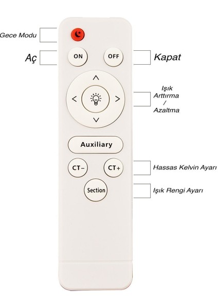 3 Renk Işık Özellikli Modern Sarkıt Led Avize - Alüminyum Malzemeli, 4 Başlık, Boyut: 45 x 70 modelleri