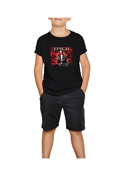 Epica The Phantom Agony Siyah Çocuk Tişört