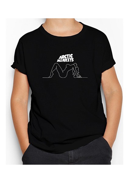 Arctic Monkeys Girl Siyah Çocuk Tişört