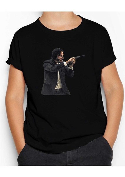 John Wick Baba Yaga Siyah Çocuk Tişört