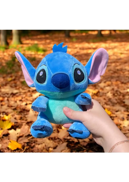 Ithal Yumuşak Kadife Kumaş Lilo & Stitch Stiç Anime Figür Peluş Oyuncak Uyku & Oyun Arkadaşı 22 Cm.