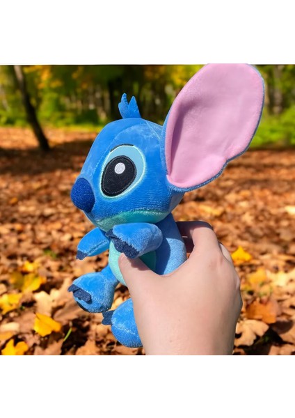 Ithal Yumuşak Kadife Kumaş Lilo & Stitch Stiç Anime Figür Peluş Oyuncak Uyku & Oyun Arkadaşı 22 Cm.