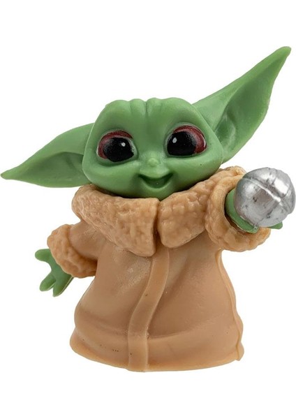 The Mandalorian Baby Yoda Grogu Bebek Yoda Aksiyon Figür Oyuncak Seti 5 Yoda Figürü Bir Arada Set A