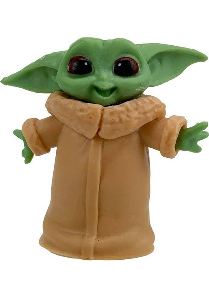 The Mandalorian Baby Yoda Grogu Bebek Yoda Aksiyon Figür Oyuncak Seti 5 Yoda Figürü Bir Arada Set A