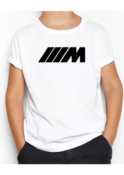 Bmw M Power Black Beyaz Çocuk Tişört