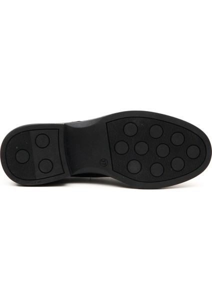 Hakiki Deri Bağcıklı Kadın Oxford Ayakkabı fırsatları