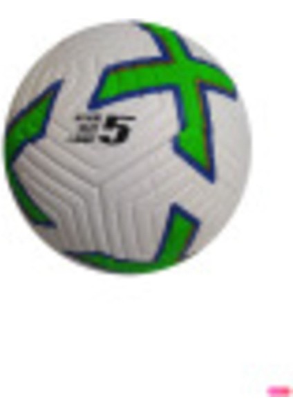Futbol Maç Topu Orta Sertlikte No: 5 - Yeşil - 400 Gr - Tüm Zeminler Için - Pompa Dahil Değil - 5 Numara