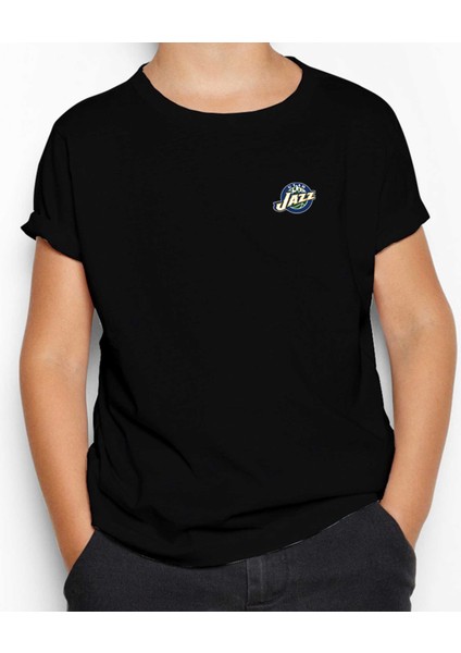 Utan Jazz Logo Siyah Çocuk Tişört