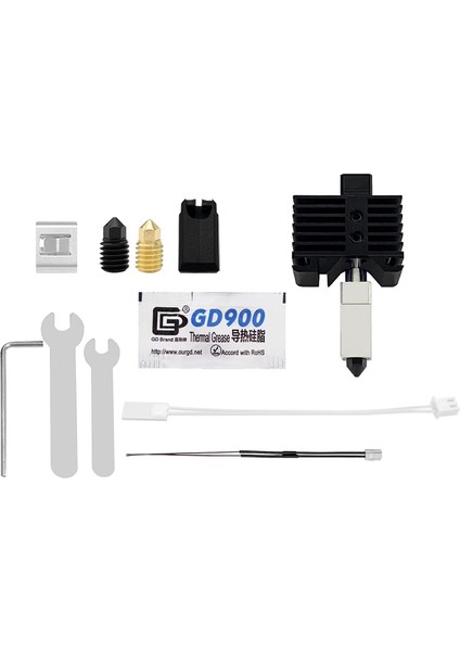 Bambu Lab X1/p1 Serisi 0.2mm Hotend Nozzle Seti