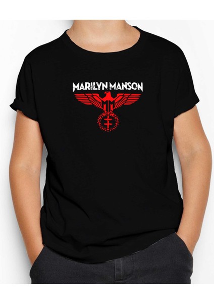 Marilyn Manson Spread Eagle Siyah Çocuk Tişört
