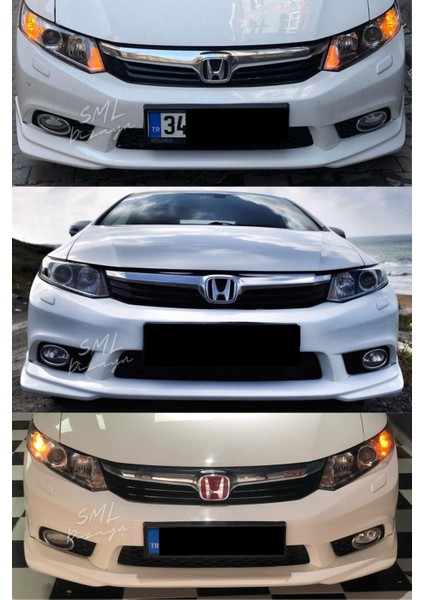 Honda Civic Fb7 (2012-2016) Modulo Ön Ek (Plastik) Boyasız Civic Fb7 Ön-Karlık-Ek-Bodykit-Lip indirimleri