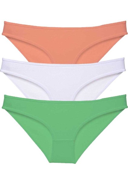 3 Adet Süper Eko Set Likralı Kadın Slip Külot 544