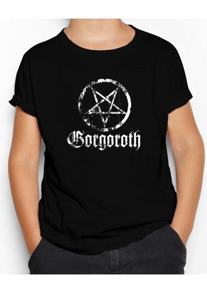Gorgoroth Pentagram Siyah Çocuk Tişört
