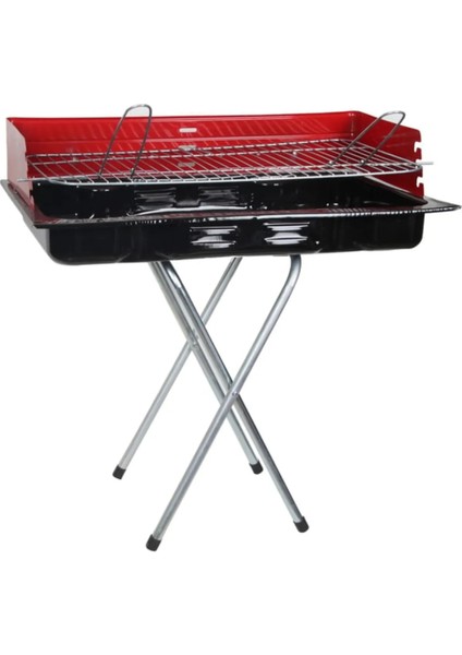 Lüx Seyyar Ayaklı 40 cm Mangal Katlanır Mangal Portatif Ayaklı Mangal ( Yelpaze Hediyeli) 40 cm fırsatları