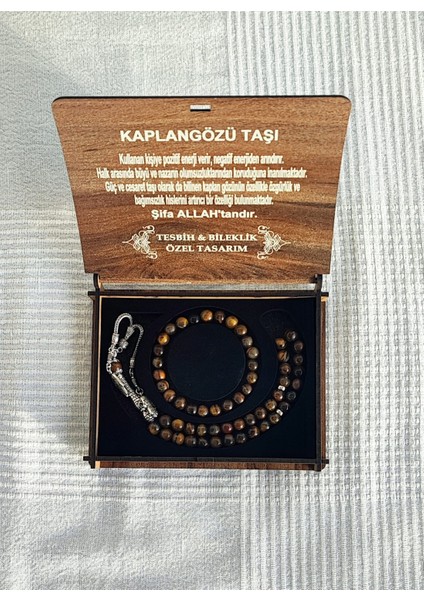Özel Tasarım ve Ahşap Kutulu, Doğal Taş Tesbih Bileklik Seti, Babaya, Dedeye Hediyelik /burç Taşı indirimleri