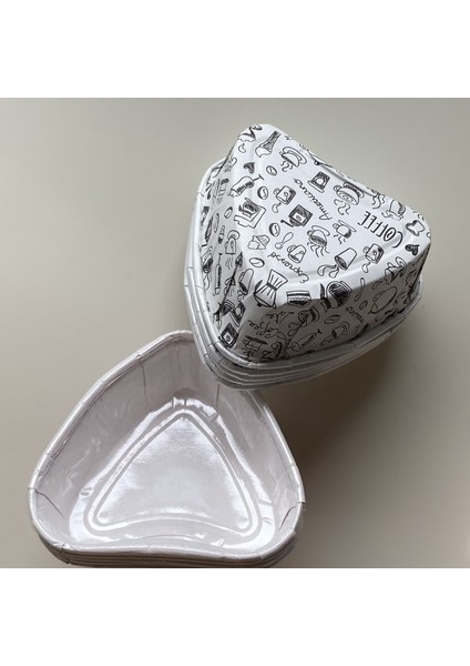 10'lu Kalp Muffin Kağıdı Kalp Şekilli Cupcake Kek Kalıbı Karışık Renk modelleri