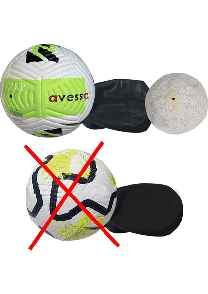 Yumuşak Deri Futbol Topu No:5 - Yeşil, Korumalı Şambrel, 435 gr, PU+PVC, Pompa Dahil Değil