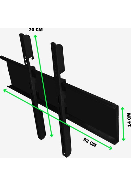 TCL 98P755 98" 248 Ekran 4K UHD Google LED Tv askı Aparatı