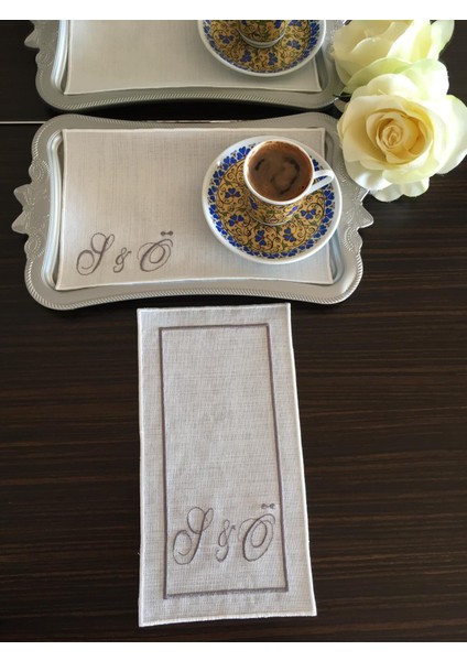 Kişiye Özel Nakışlı Söz&nişan Mendili, Tepsi Örtüsü, Söz Mendili