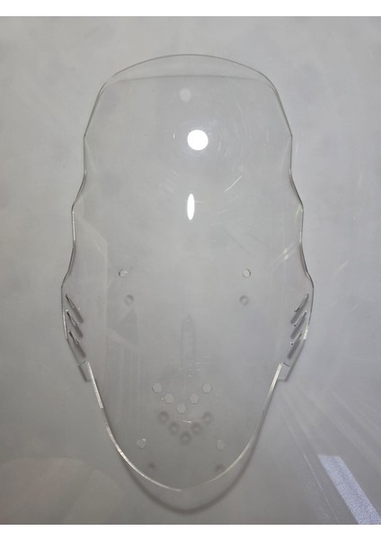 Rks Newlight 125 Siperlik Ön Cam 2021-2022 Model 55CM Şeffaf Renkli 4mm Pro Modele Uymaz