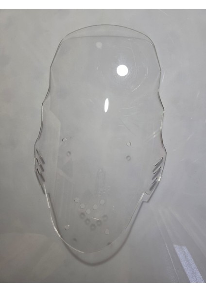 Rks Newlight 125 Siperlik Ön Cam 2021-2022 Model 55CM Şeffaf Renkli 4mm Pro Modele Uymaz
