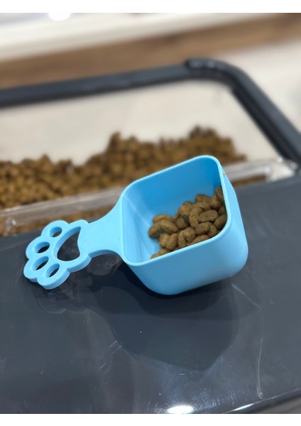 Kedi Köpek Mama Doldurma Kaşığı/mama Kepçesi Mavi fiyatları