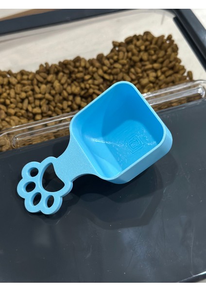 Kedi Köpek Mama Doldurma Kaşığı/mama Kepçesi Mavi modelleri