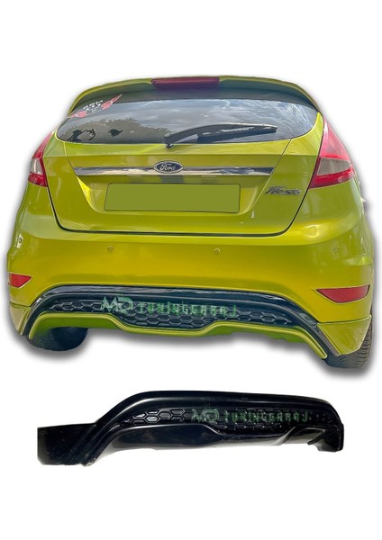 Ford Fiesta 2009-2017 Uyumlu Parlak Siyah Plastik St Difüzör
