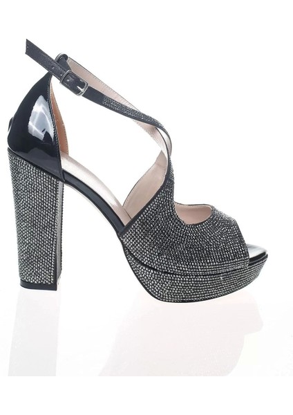 Kadın Moda Şık Gold Topuklu Zarif Tasarım Yüksek Topuk Düğün Nişan Gece Abiye Ayakkabı