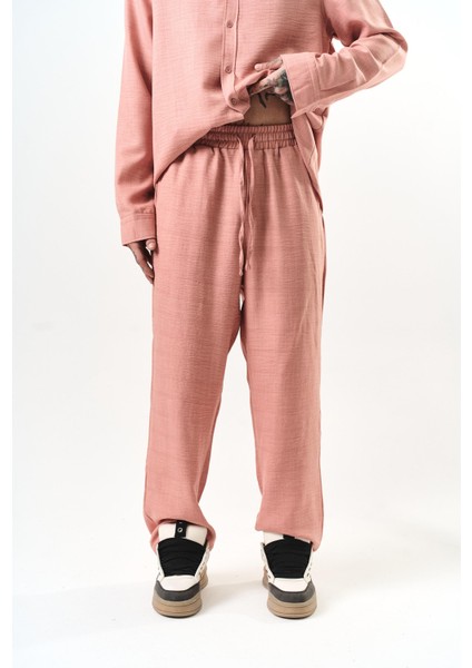 Erkek Sofia Baggy Pantolon Pembe