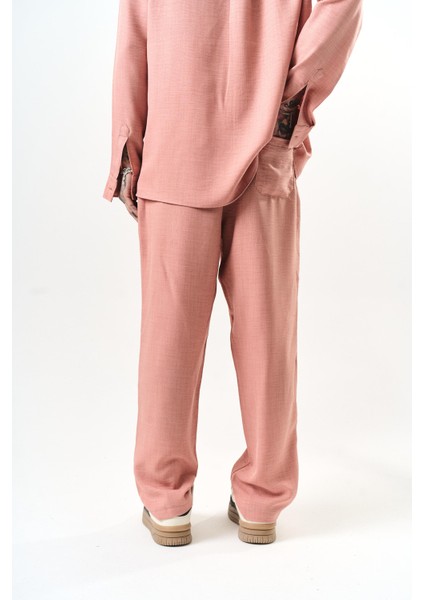 Erkek Sofia Baggy Pantolon Pembe