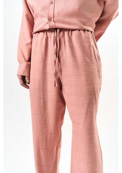 Erkek Sofia Baggy Pantolon Pembe