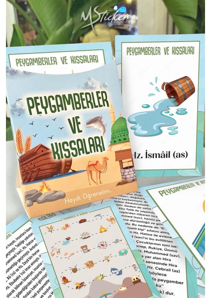 Peygamberler ve Kıssaları Eğitici Kutulu Standlı Öğretici Kartlar Seti, Peygamberlerimizi Tanıyalım fiyatları