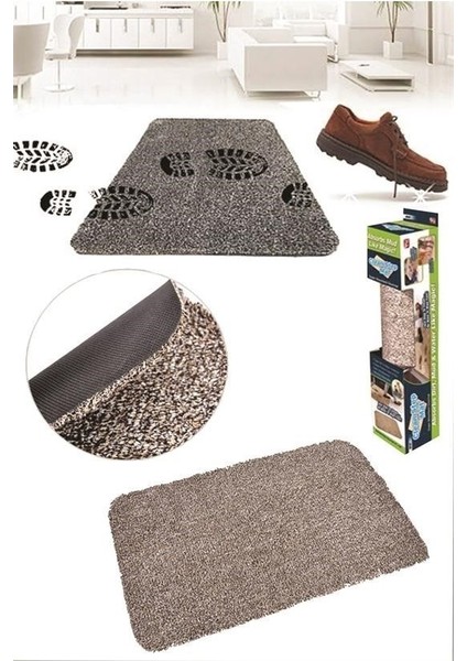 Pratikaı Çamaşır Makinesinde Yıkanabilir Mikrofiber Paspas | Süper Emici & Kaymaz