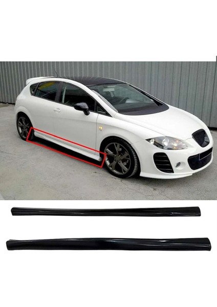 Seat Leon 2005-2012 Mk2 Uyumlu Plastik Boyasız Marşpiyel