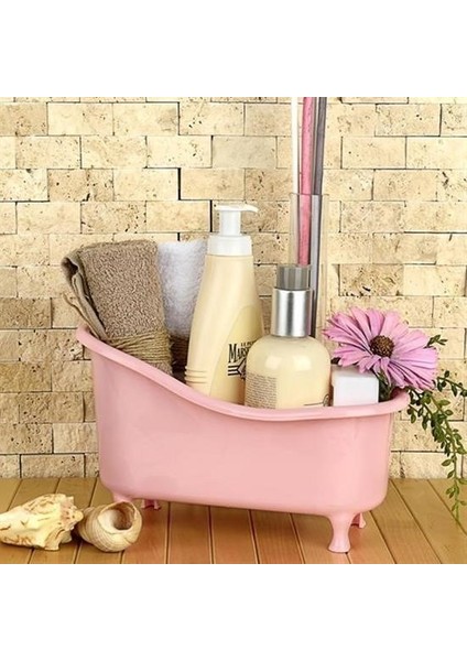 Pratikaı Dekoratif Mini Küvet Şeklinde Banyo Düzenleyici | Şık & Fonksiyonel