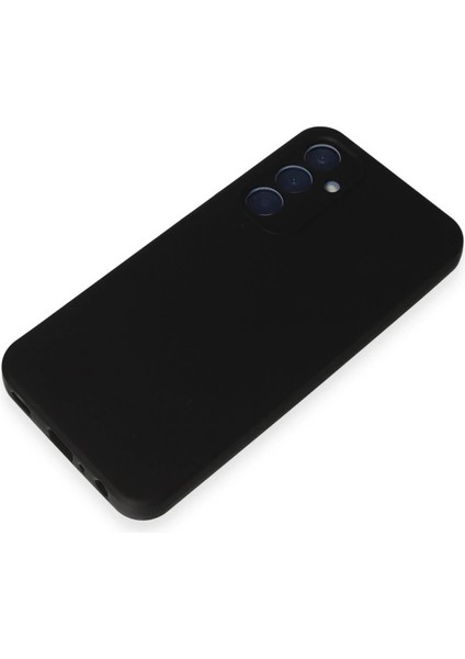 Samsung Galaxy A25 5g Kılıf Nano Içi Kadife Silikon - Siyah Svlrs