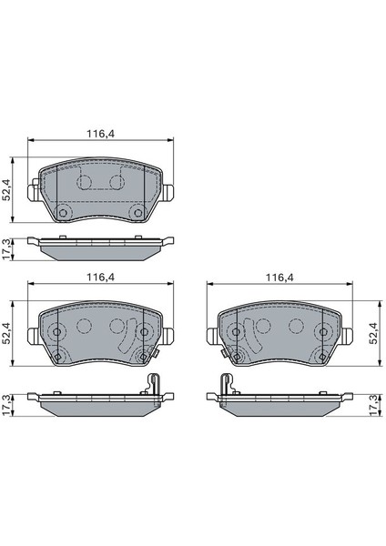 Nissan Micra Ön Balata Takımı 2003-2010 D1060-1HA0A
