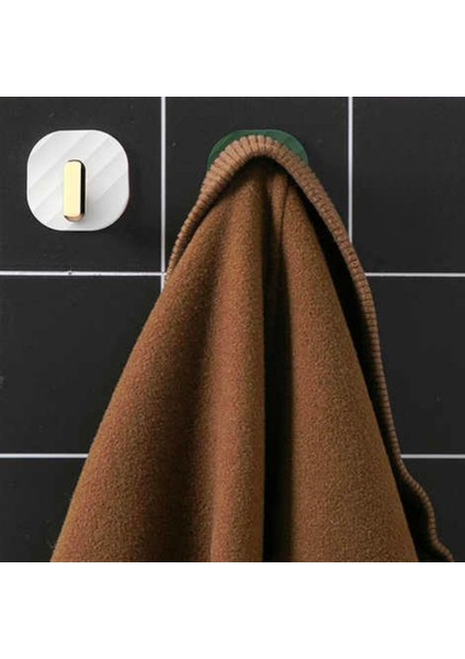 Buffer® 2li Yapışkanlı Retro Askılık Dolap Kapak Kulpu Beyaz