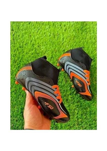 Yusufshoes Lion Boğazlı Çocuk Yetişkin Çoraplı Halı Saha Futbol Ayakkabısı fiyatları