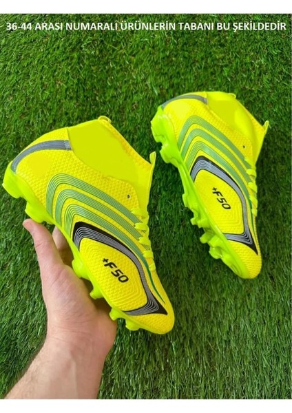 Yusufshoes Lion Boğazlı Çocuk Yetişkin Çoraplı Halı Saha Futbol Ayakkabısı