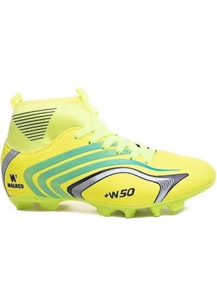 Yusufshoes Lion Boğazlı Çocuk Yetişkin Çoraplı Halı Saha Futbol Ayakkabısı