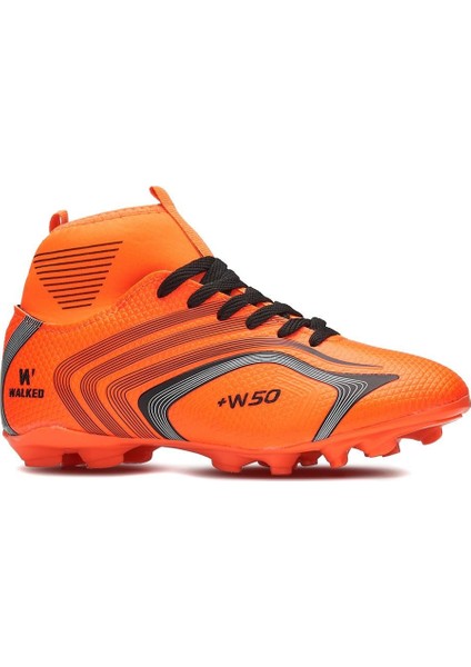 Yusufshoes Lion Boğazlı Çocuk Yetişkin Çoraplı Halı Saha Futbol Ayakkabısı