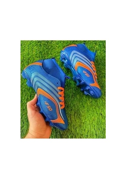 Yusufshoes Lion Boğazlı Çocuk Yetişkin Çoraplı Halı Saha Futbol Ayakkabısı