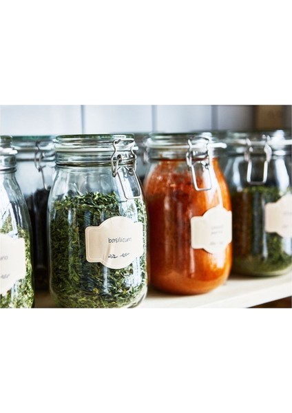 Şeffaf cam kavanoz, 1,8 lt, şık ve dayanıklı, mutfak için ideal seçim indirimleri