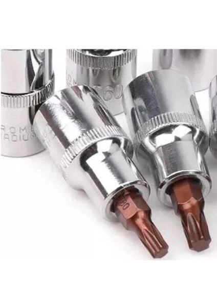 Torx Kısa Lokma 1/2 T45