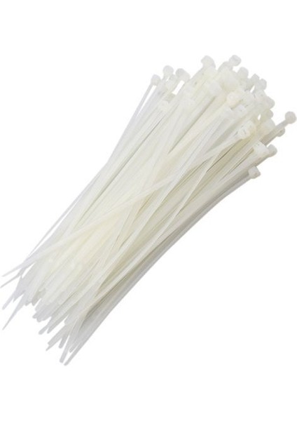 Çok Kaliteli Kablo Bağı Beyaz 7,6X550 mm