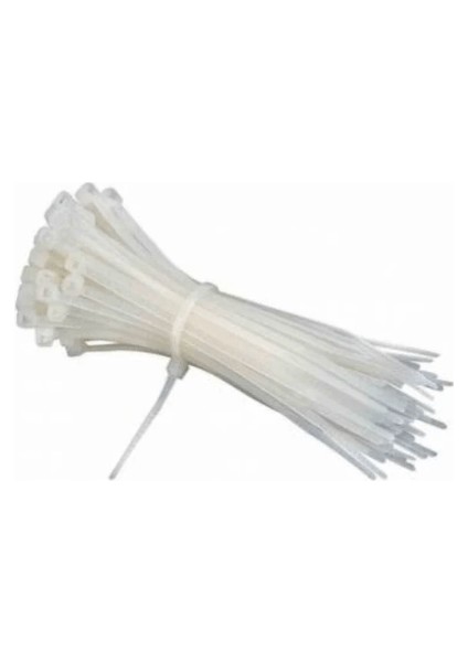 Kablo Bağları Beyaz & Siyah 2,5X100 mm - Kaliteli ve Güvenilir Bağlantılar Için