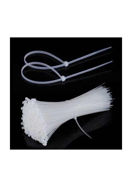 Kaliteli Kablo Baglari Beyaz 3,6X140 mm