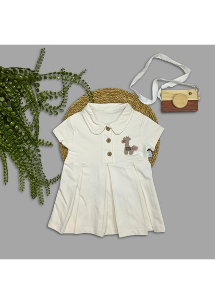 Kız Bebek Yakalı Elbise